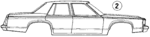E5MY5420000AB - Body: Stripe Tape for Mercury: Grand Marquis, Marquis Image