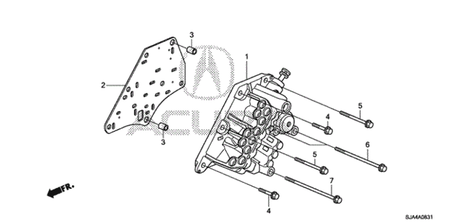 AT Manual Valve Body (6AT) for 2011 Acura RL #0