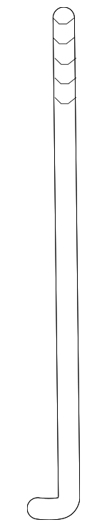 24442W010P - Electrical: Battery Mount Bolt for Mitsubishi Image