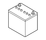 A993FB5X02 - : Battery                 for Mitsubishi: Mirage, Mirage G4 Image