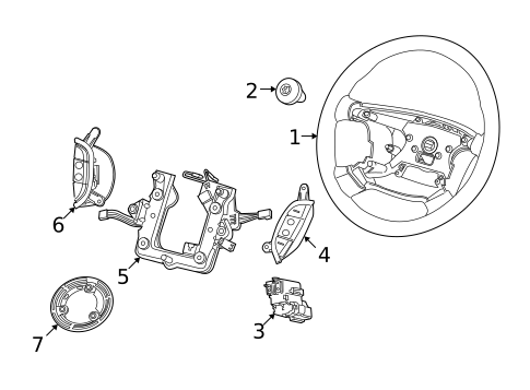 Steering Wheel & Trim for 2009 Jaguar XJR #0