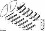 51727278503 - : Edge Protection, Door, Front for BMW Image
