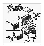 7800A741 - HVAC: AC &amp; Heater Assembly for Mitsubishi: Outlander, Outlander PHEV Image