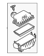 17700F0410 - : Air Cleaner Assembly for Toyota Image