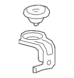 17119F0010 - Engine: Air Cleaner Assembly Lower Bracket for Toyota Image