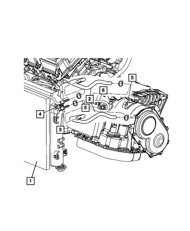 5143537AB - Cooling: Condenser And Aux Toc Cooler for Mopar Image