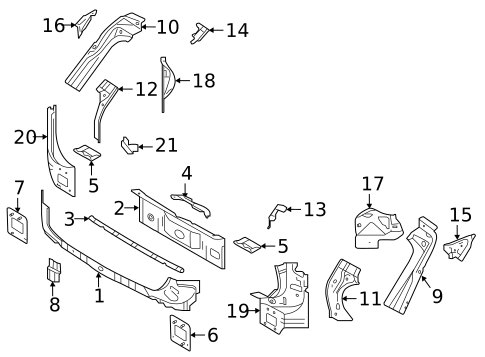 Rear Body for 2019 Volvo XC40 #0