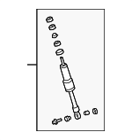 4162A023 - : Shock Absorber for Mitsubishi: Montero Image