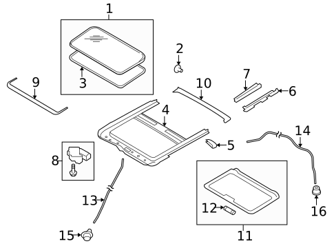 Sunroof for 2009 INFINITI EX35 #0
