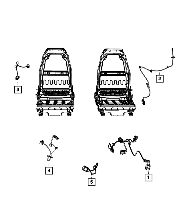 68067901AC - Electrical: Seat Wiring for Mopar Image image
