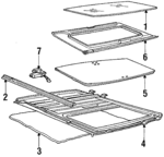 4467938 - Body: Glass Assembly for Chrysler: Fifth Avenue | Dodge: Diplomat Image