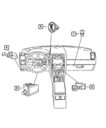 68025932AA - Electrical: Instrument Panel Switch for Mopar Image image