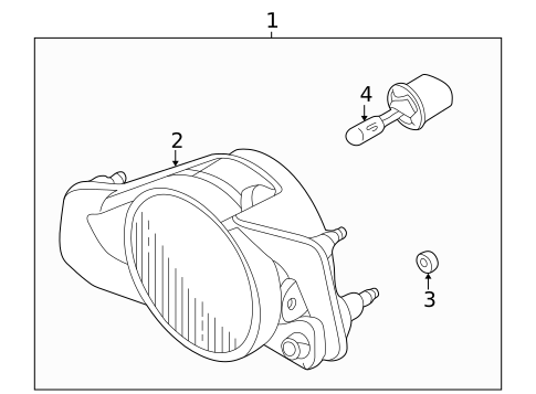 Fog Lamps for 2002 Mitsubishi Galant #0