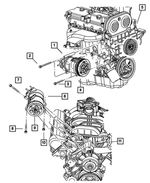 RL037524AE - Air Conditioning &amp; Heater: Air Conditioning Compressor for Jeep: Liberty Image
