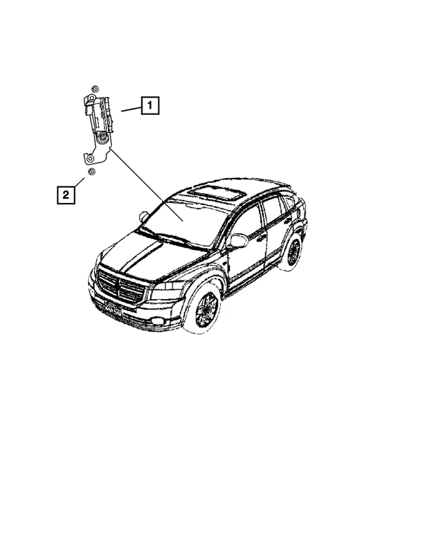 68020717AA - Electrical: Hex Flange Lock Nut for Mopar Image