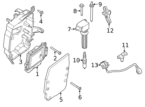 Ignition System for 2016 Ford Focus #1