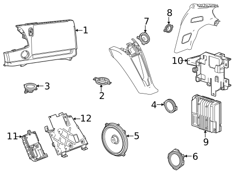 Sound System for 2022 Chevrolet Corvette #0