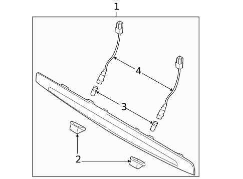 License Lamps for 2005 Kia Sedona #0
