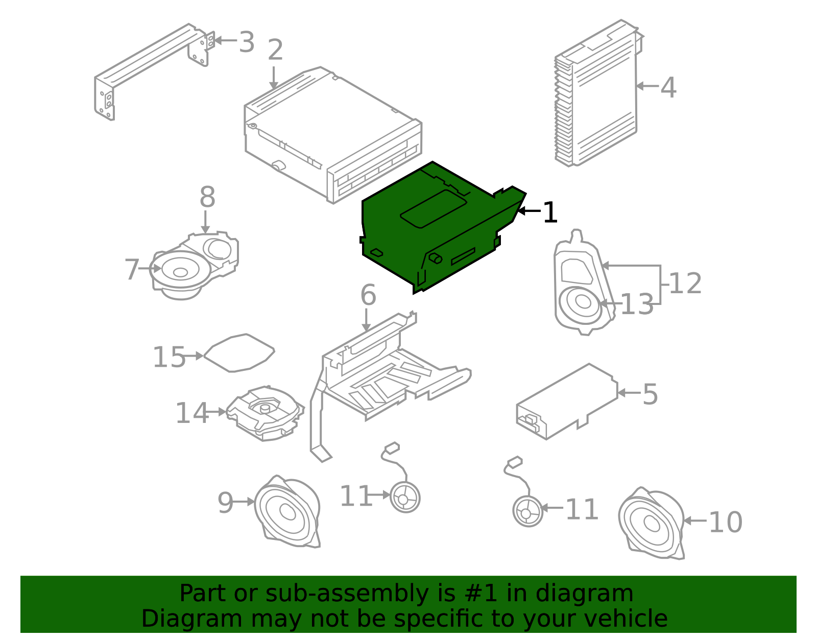 Genuine BMW 65-83-9-165-855 | Radio Control Unit | FREE Shipping on ...