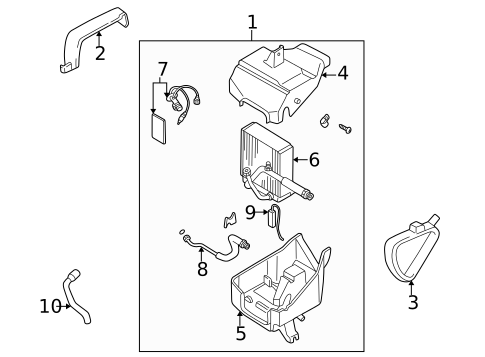 Condenser, Compressor & Lines for 2000 Mazda Miata #2