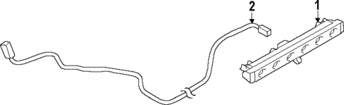 High Mounted Stop Lamp for 2025 Subaru WRX #0