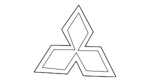 MR416795 - Body: Emblem for Mitsubishi: 3000GT, Eclipse, Montero Sport Image