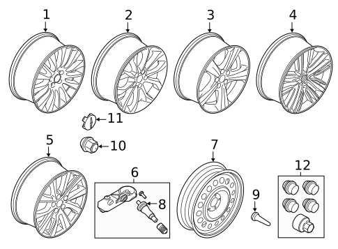 Wheels for 2018 Lincoln MKC #2