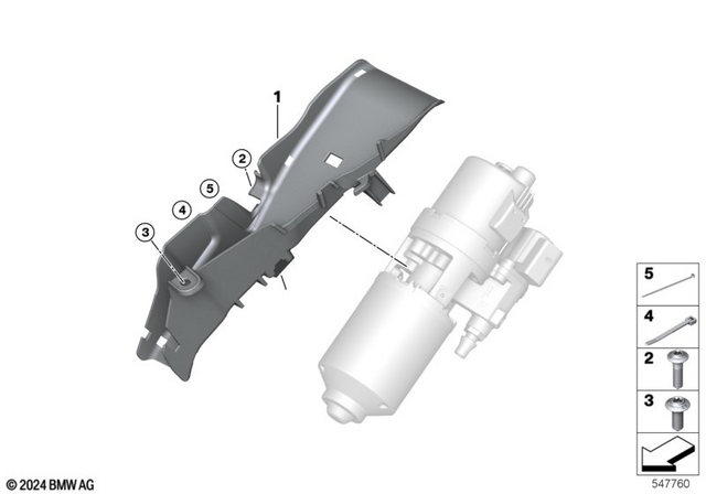 61118828780 - General Electrical System: Cable Guide -  for BMW-Motorrad Image
