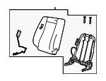 ZZ1A8813004 - : Seat Back Assembly for Mazda Image