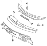 4696691 - Body: Screen for Chrysler: LHS, New Yorker Image