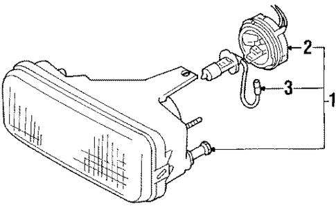 Fog Lamps for 1989 Suzuki Swift #0