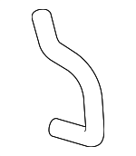 11718507308 - Emission System: Lower Hose for BMW: 328d, 328d xDrive, 535d, 535d xDrive, 740Ld xDrive, X3, X5 Image