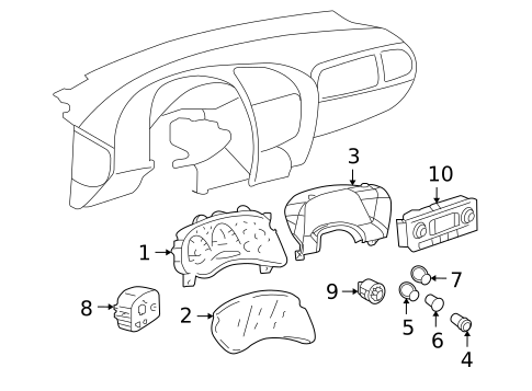 Switches for 2005 Buick Rainier #0
