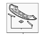 29110C1600 - Body: Splash Shield for Hyundai Image