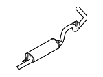 AL3Z5230H - Exhaust: Muffler for Ford Image