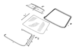 1166710110 - : Windshield for Mercedes-Benz Image