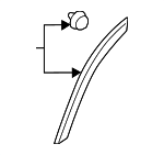 91112XC10A - Body: Wheel Flare for Subaru Image