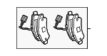 68351872AA - Brakes: Brake Pads for Ram: ProMaster 1500, ProMaster 2500, ProMaster 3500 Image