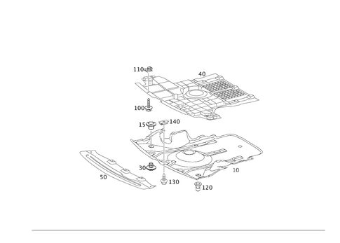 Oil Pan Undershield for 2005 Mercedes-Benz C240 #0