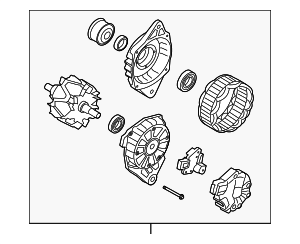 373002B150RU - : Alternator for Kia: Soul Image