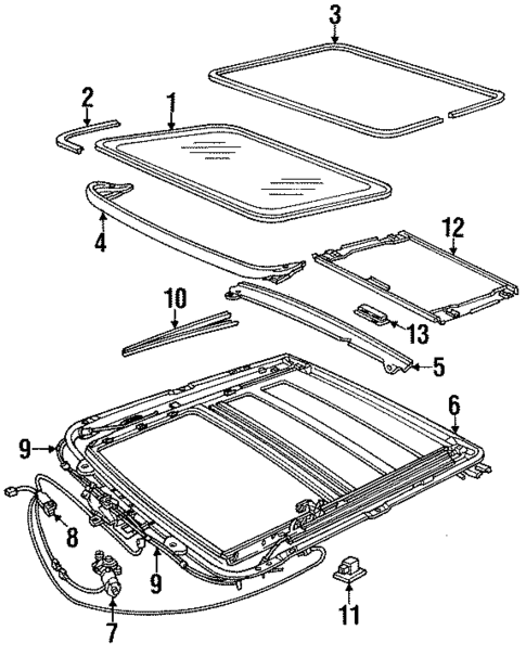 Sunroof for 1993 Buick Regal #0