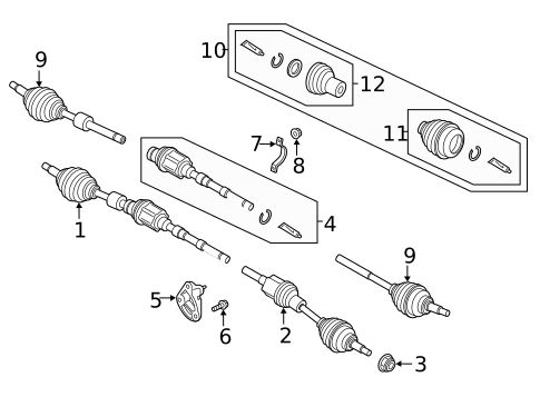 Drive Axles for 2018 Ford EcoSport #0