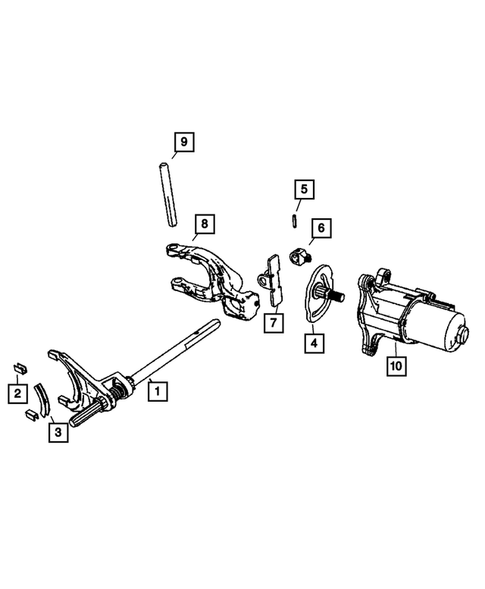 Fork and Rails for 2006 Jeep Commander #0