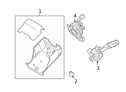 Steering Column for 2010 Lincoln MKT #0