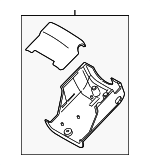 AE9Z3530AA - Steering: Column Cover for Lincoln: MKT Image