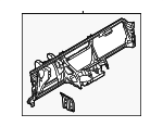 EJ7Z7804545B - Body: Reinforced Beam for Lincoln: MKC Image