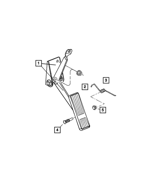 Accelerator Pedal for 2006 Jeep Liberty #0