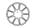 D0C006HV1C - : Wheel, Alloy for Nissan: GT-R Image