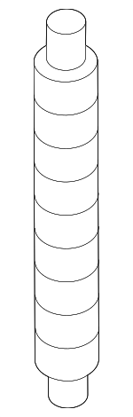 W717958S439 - Engine: Front Mount Stud for Ford: Bronco Sport, Escape, Maverick | Lincoln: Corsair, Nautilus Image