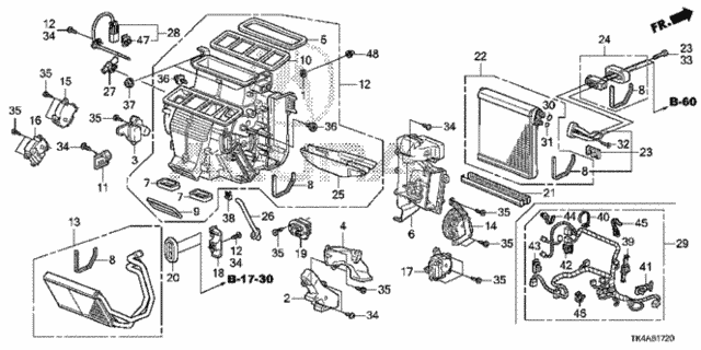 Heater Unit for 2014 Acura TL #0
